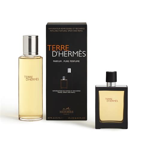 hermes perfume travel case|terre d'hermes perfume refill.